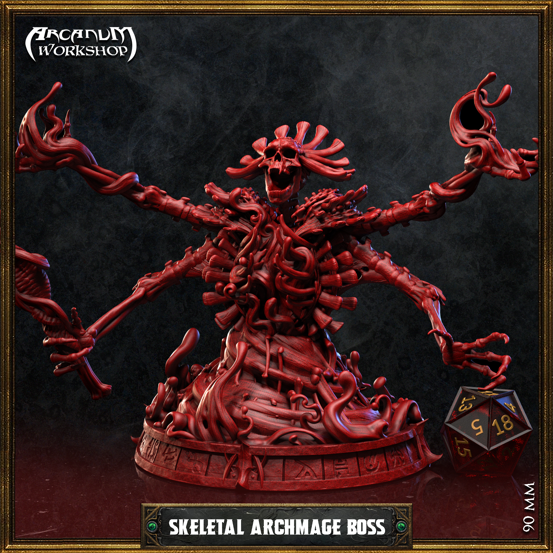 Skeletal Archmage Boss (90mm)